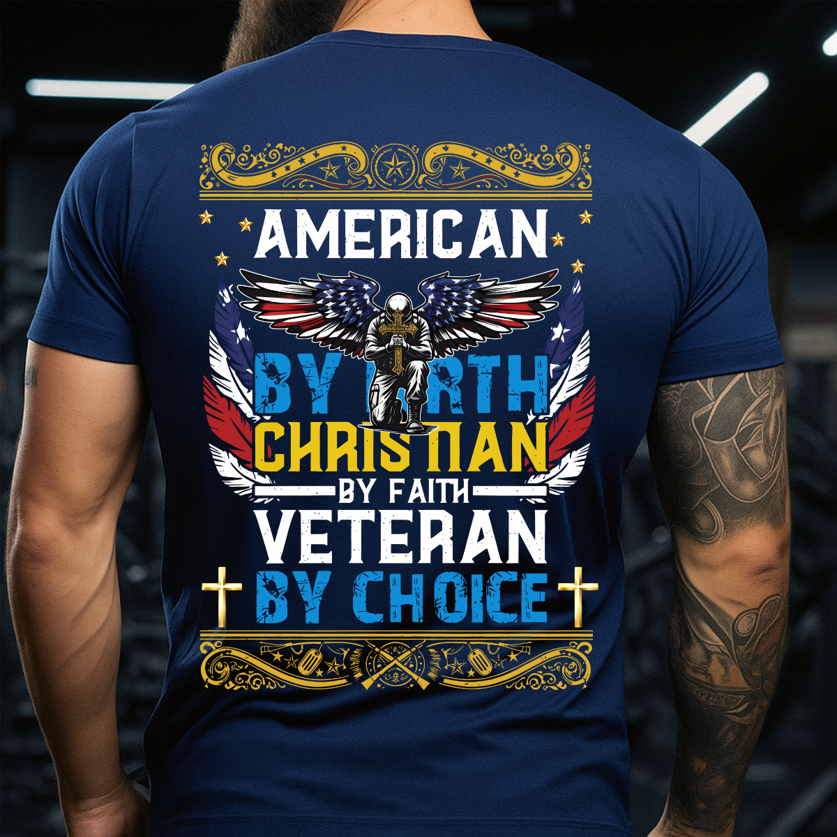 Christian Veteran T-Shirt – Veteran by Choice – Military Veteran Tee
