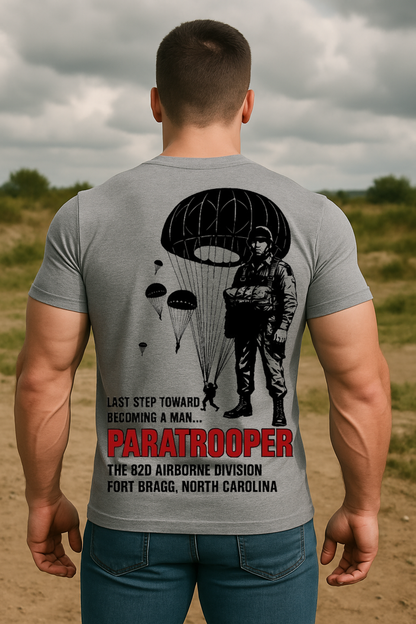Paratrooper T-Shirt – 82nd Airborne Division Fort Bragg North Carolina Military Tee