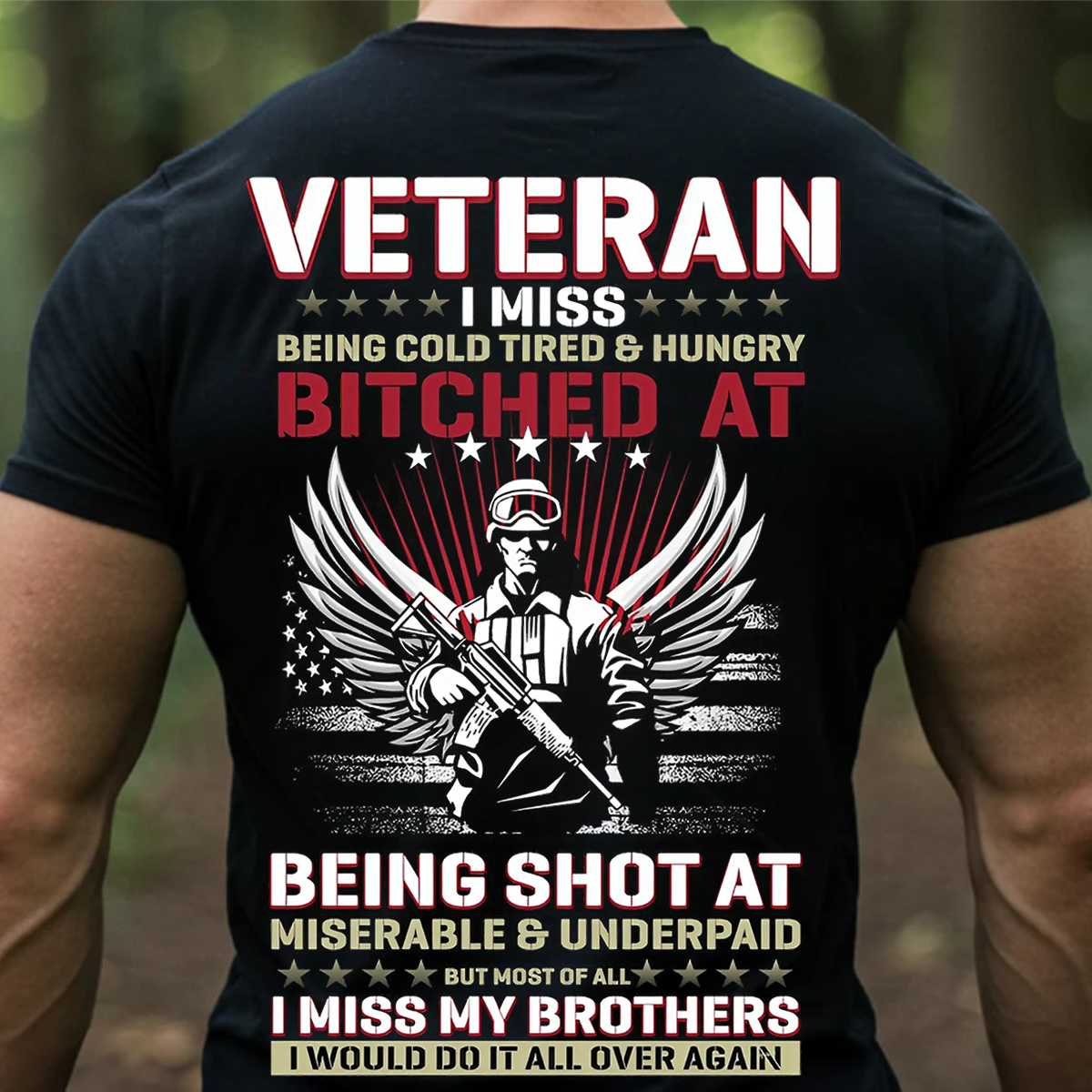 US Army Veteran Shirt - I Miss My Brothers Military Soldier T-shirt