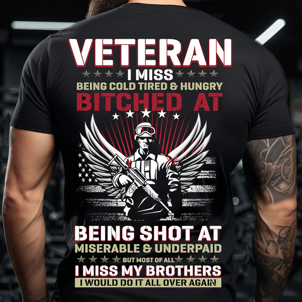 US Army Veteran Shirt - I Miss My Brothers Military Soldier T-shirt