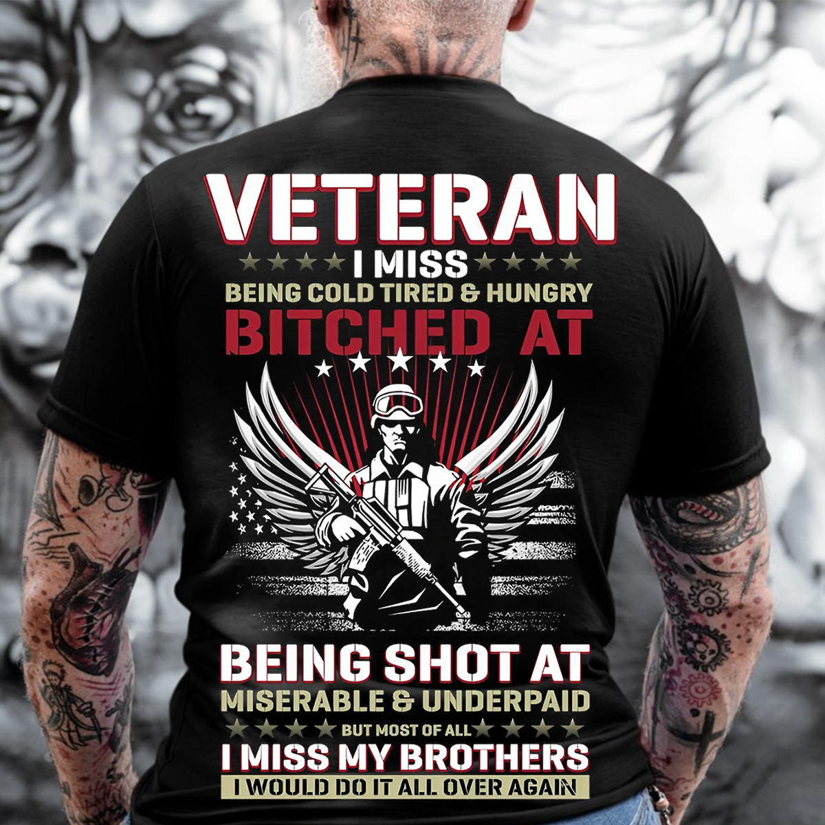 US Army Veteran Shirt - I Miss My Brothers Military Soldier T-shirt