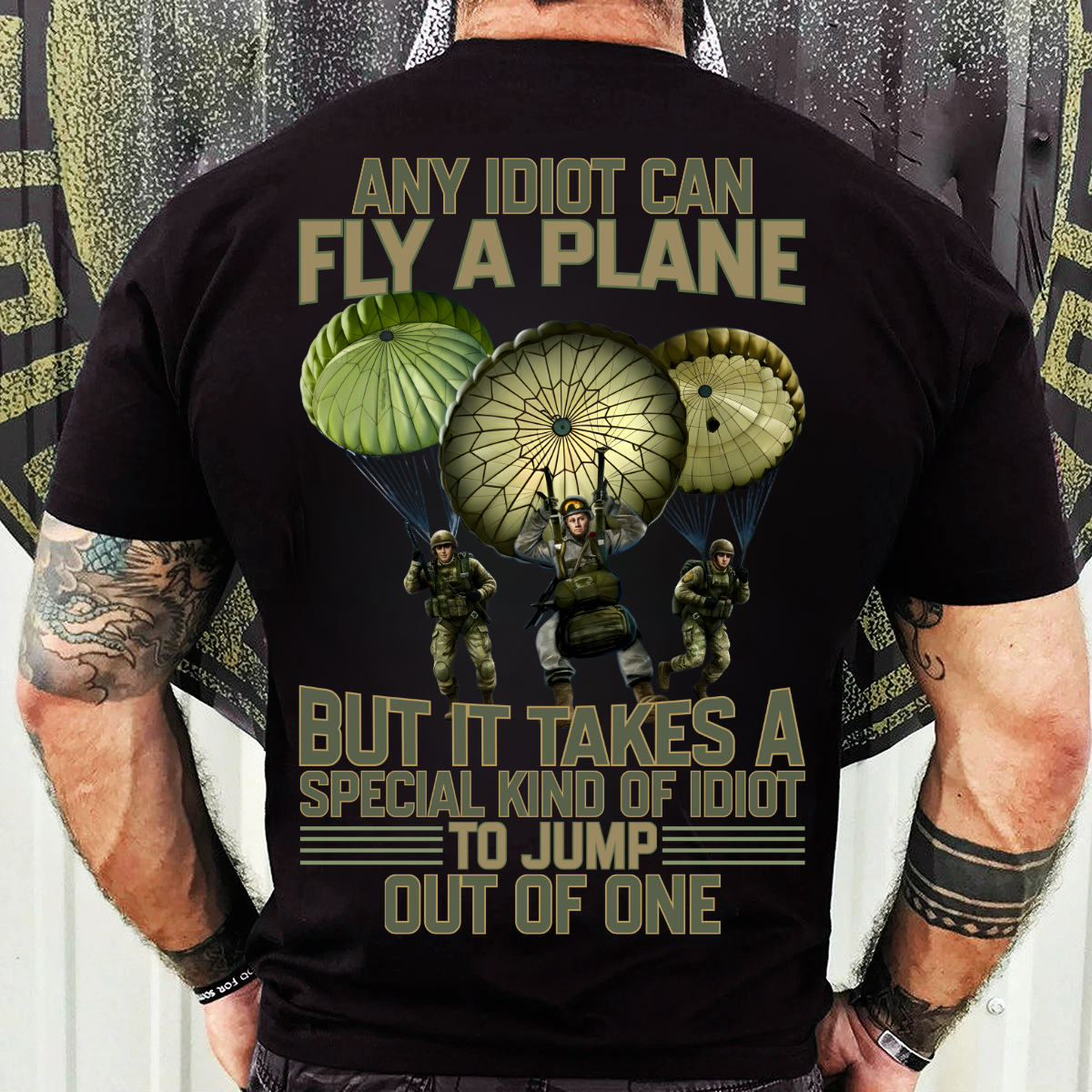 Paratrooper T-Shirt, Sweatshirt, Hoodie – Special Kind to Jump Out of a Plane – Funny Airborne Veteran Gift