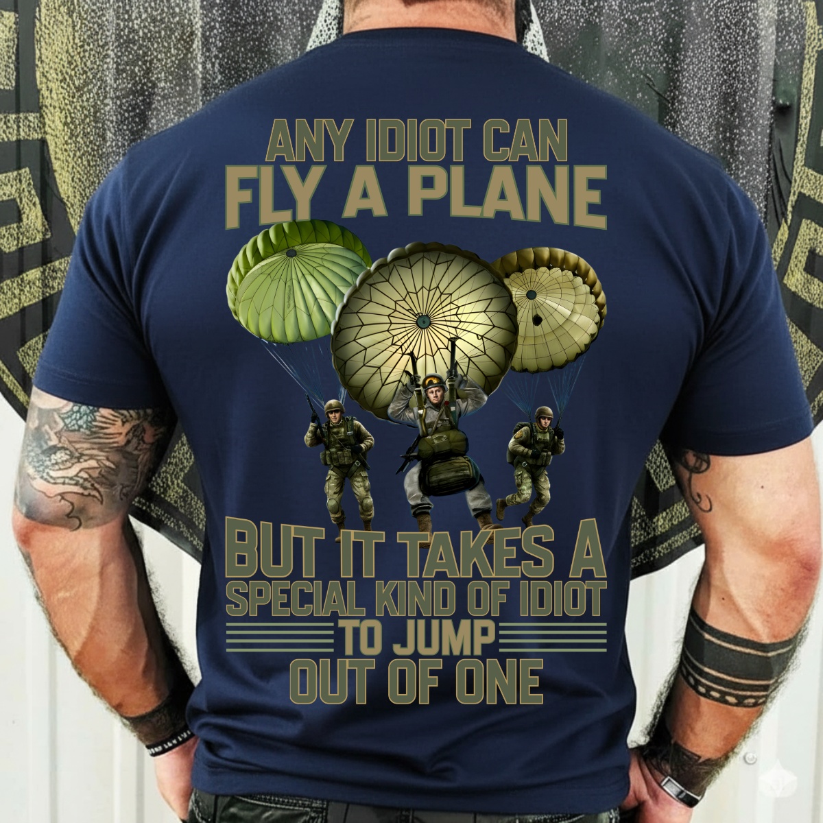 Paratrooper T-Shirt, Sweatshirt, Hoodie – Special Kind to Jump Out of a Plane – Funny Airborne Veteran Gift