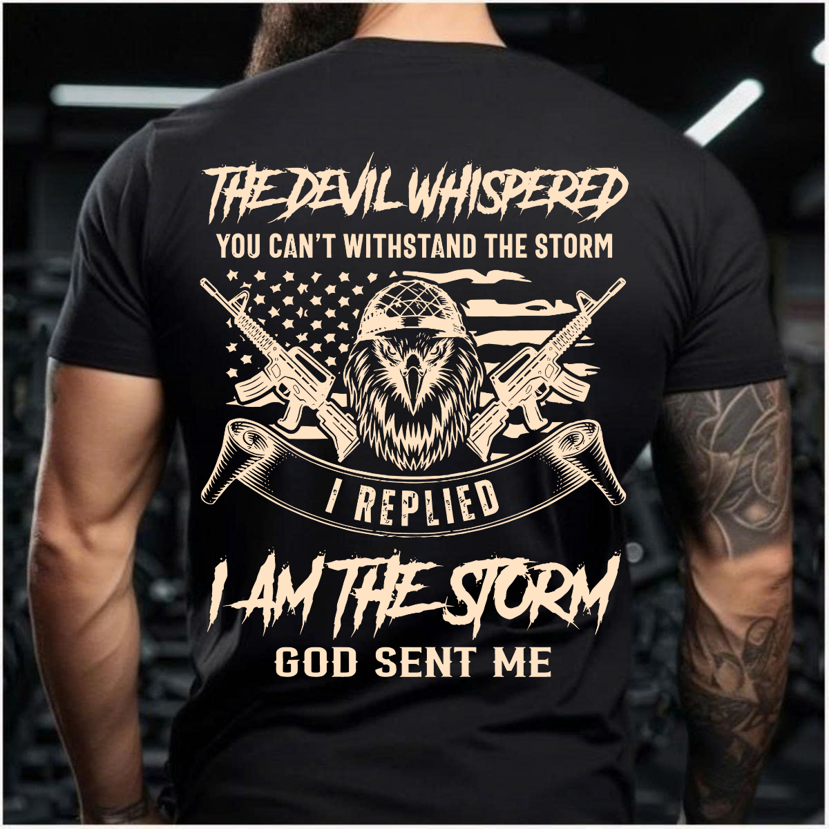 I Am The Storm – Veteran T-Shirt – Gift for US Army Veterans – Patriotic Military Shirt