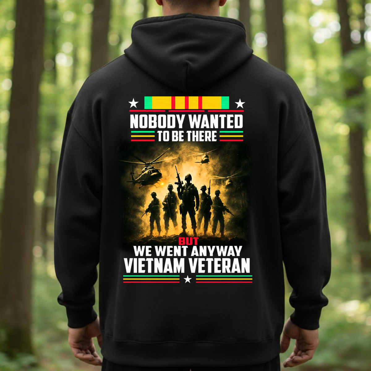 Vietnam War Veteran Shirt – Huey Helicopter Nobody Wanted to Be There Hoodie - Nobody Wanted to Be There Shirt – Vietnam Veteran Military Tee