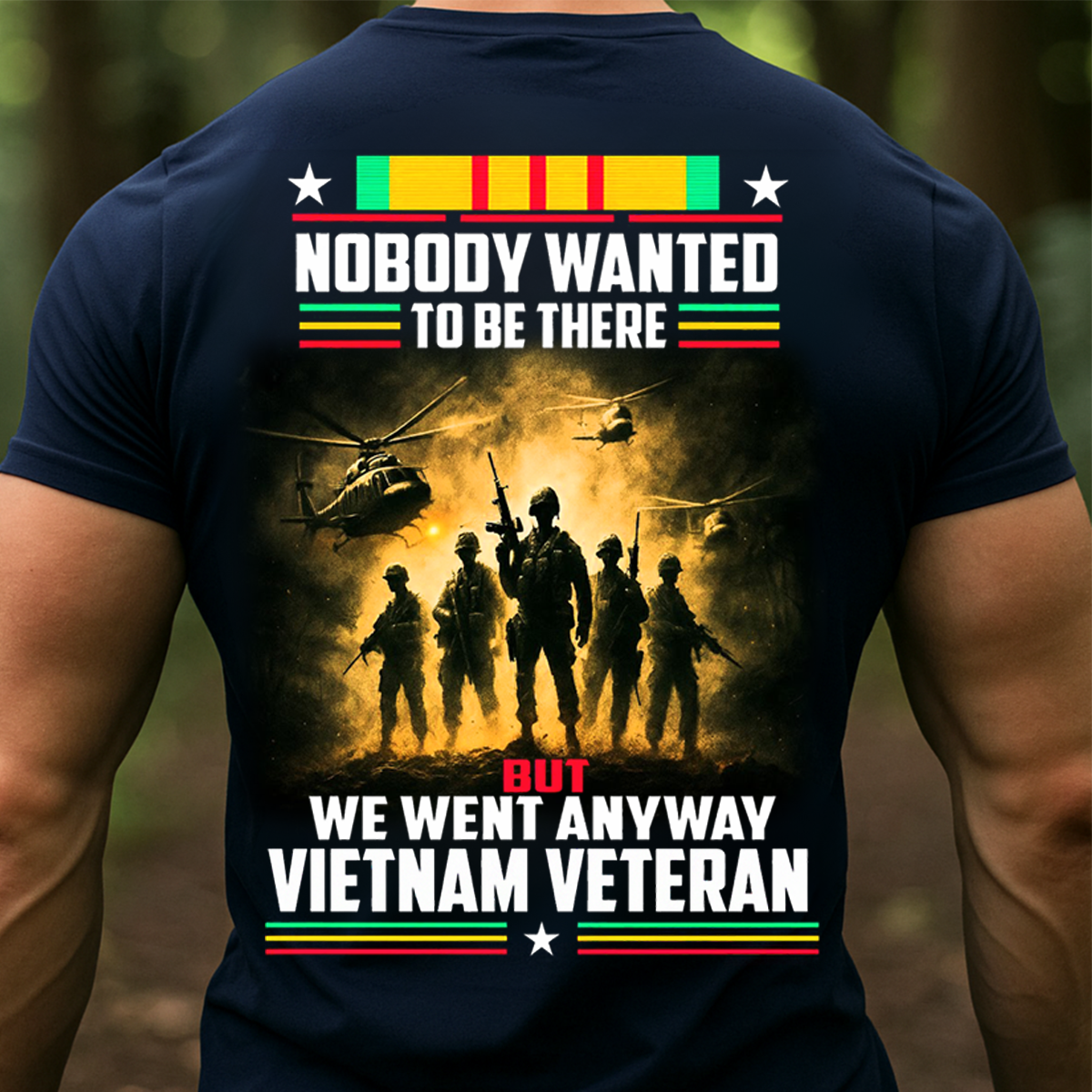 Vietnam War Veteran Shirt – Huey Helicopter Nobody Wanted to Be There Hoodie - Nobody Wanted to Be There Shirt – Vietnam Veteran Military Tee