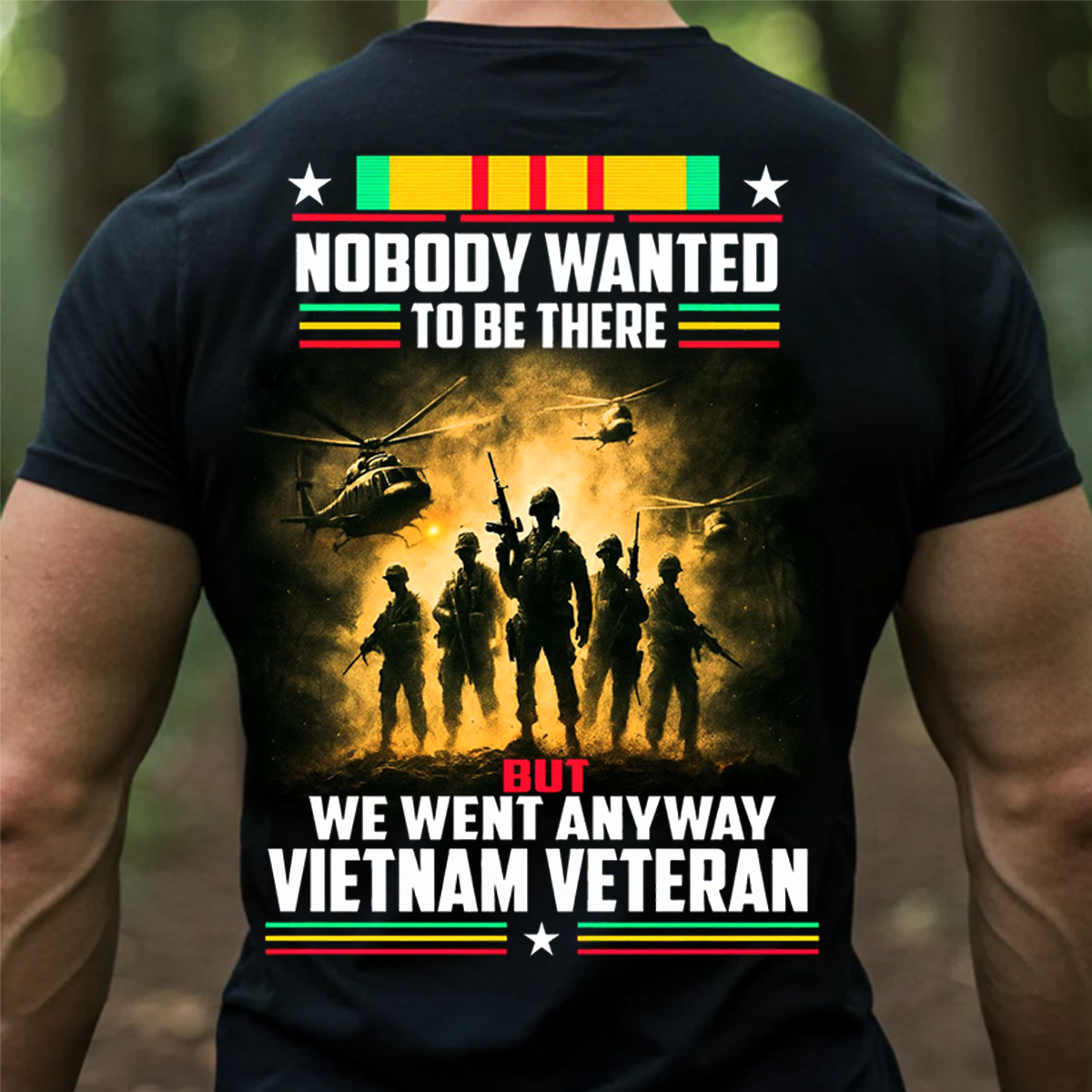 Vietnam War Veteran Shirt – Huey Helicopter Nobody Wanted to Be There Hoodie - Nobody Wanted to Be There Shirt – Vietnam Veteran Military Tee