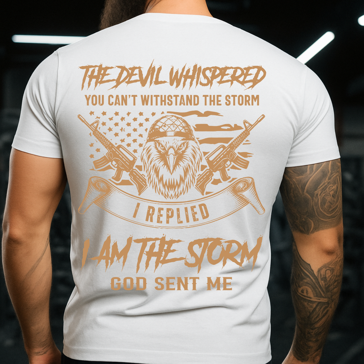 I Am The Storm – Veteran T-Shirt – Gift for US Army Veterans – Patriotic Military Shirt