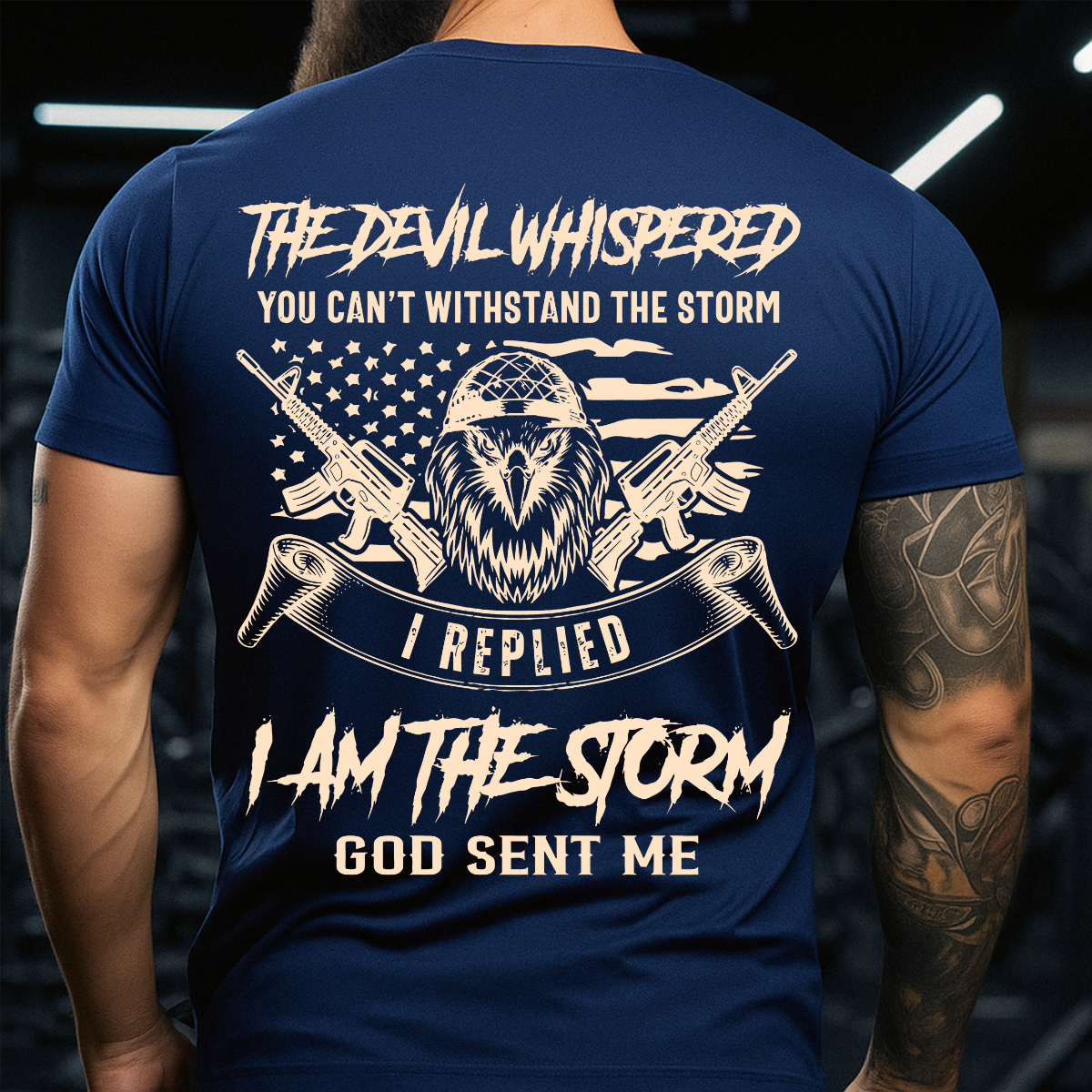 I Am The Storm – Veteran T-Shirt – Gift for US Army Veterans – Patriotic Military Shirt
