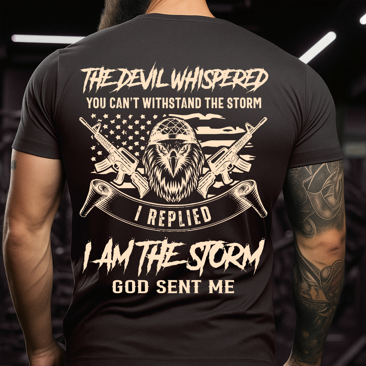 I Am The Storm – Veteran T-Shirt – Gift for US Army Veterans – Patriotic Military Shirt