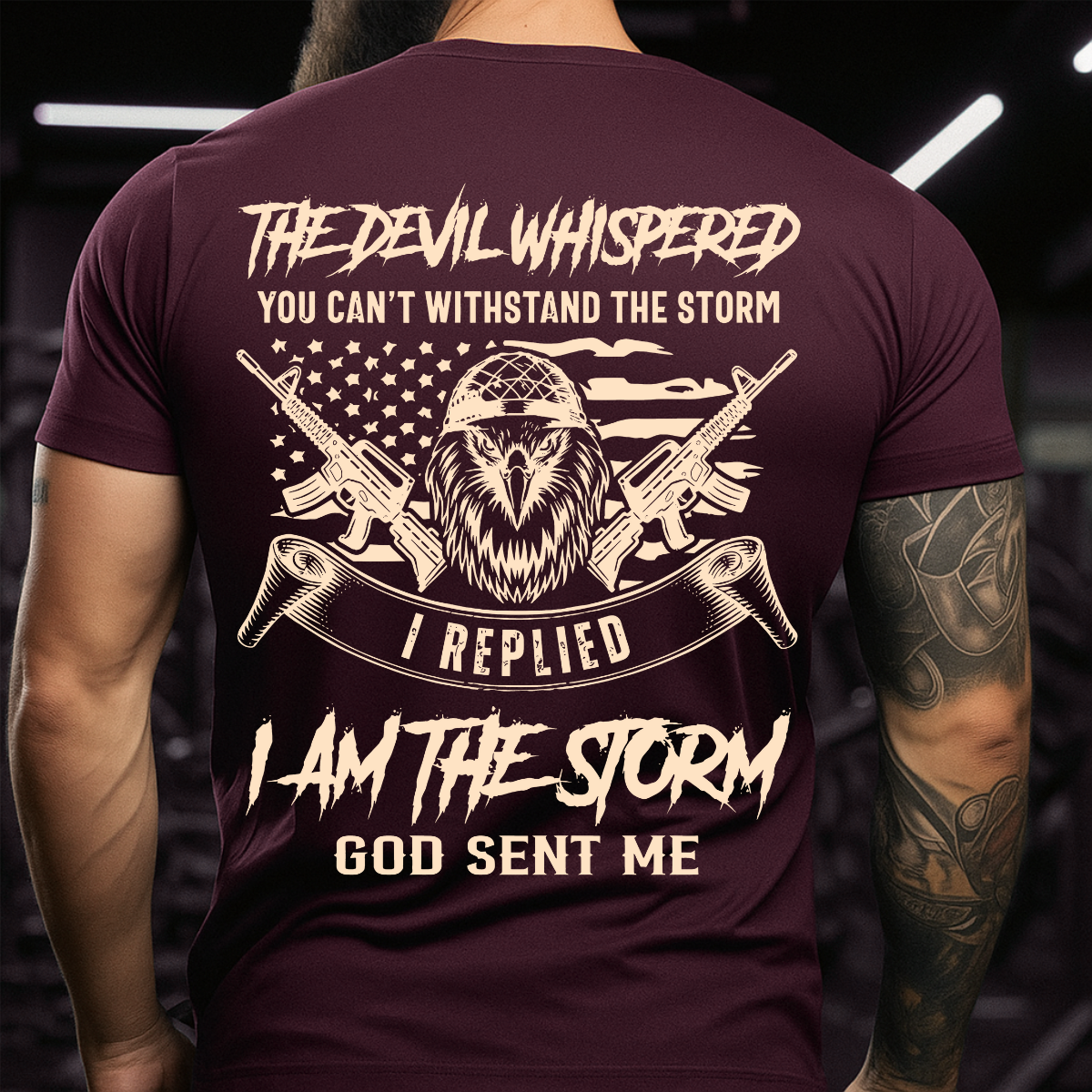 I Am The Storm – Veteran T-Shirt – Gift for US Army Veterans – Patriotic Military Shirt