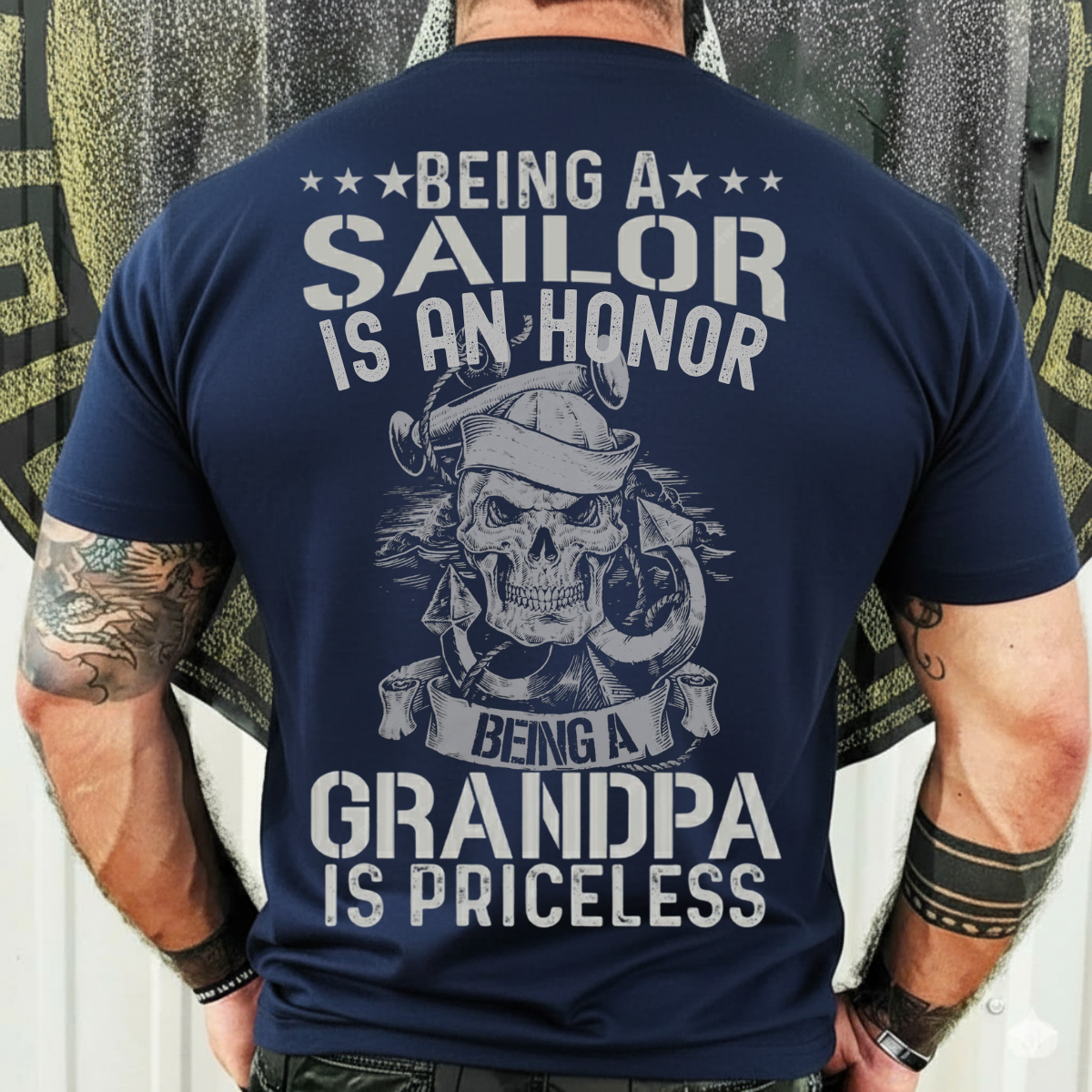 Proud Sailor Grandpa Shirt - Military Veteran Family Gift Tee