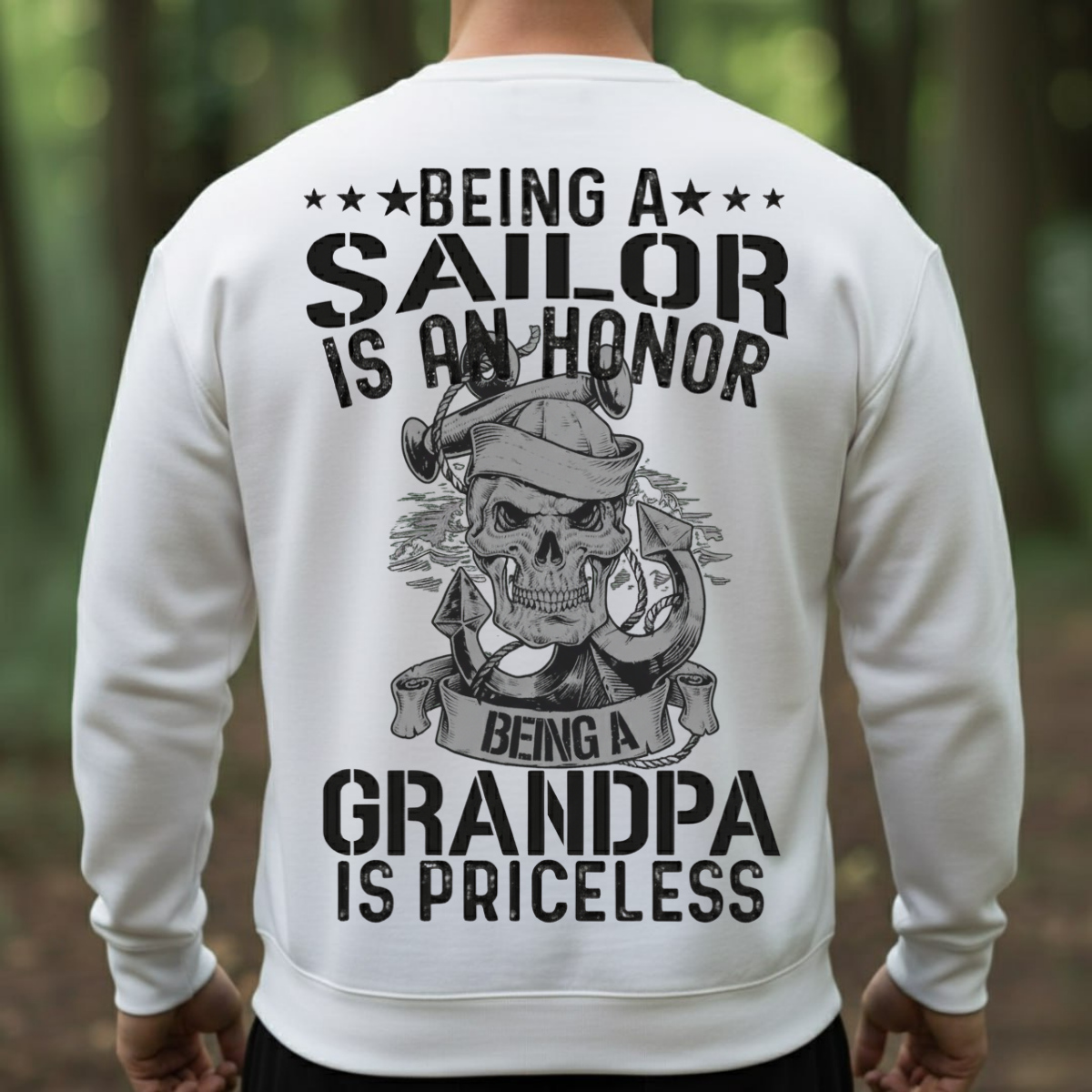 Proud Sailor Grandpa Shirt - Military Veteran Family Gift Tee
