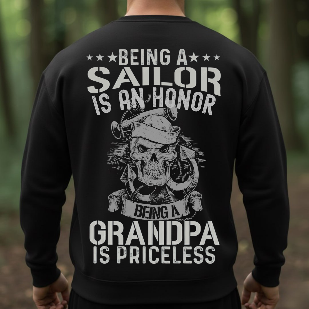 Proud Sailor Grandpa Shirt - Military Veteran Family Gift Tee