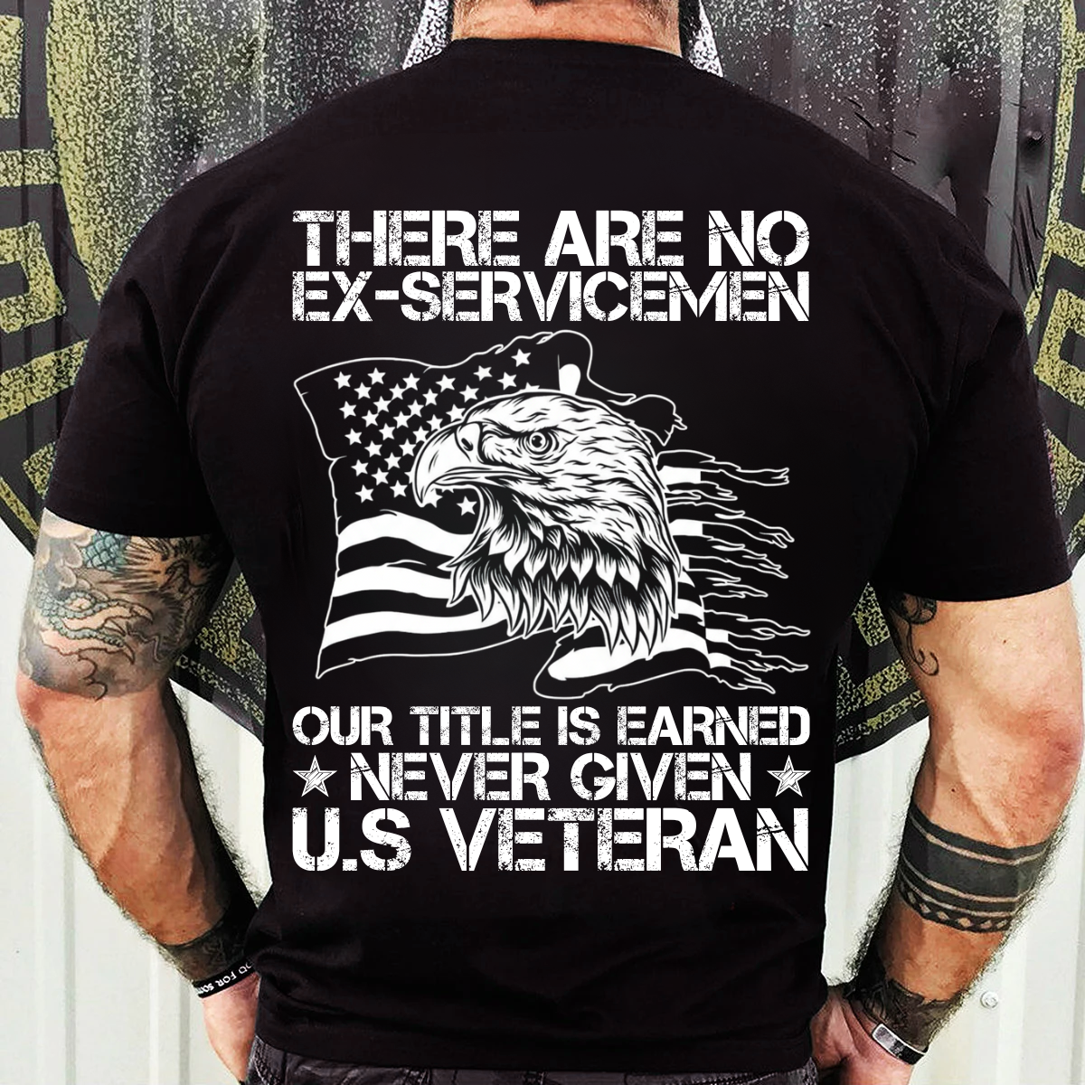 Veteran Pride T-Shirt, Sweatshirt, Hoodie – Earned Never Given Military Graphic Tee