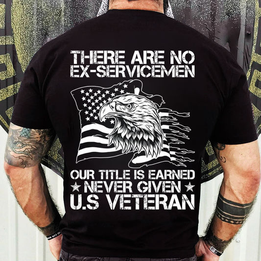 Veteran Pride T-Shirt, Sweatshirt, Hoodie – Earned Never Given Military Graphic Tee