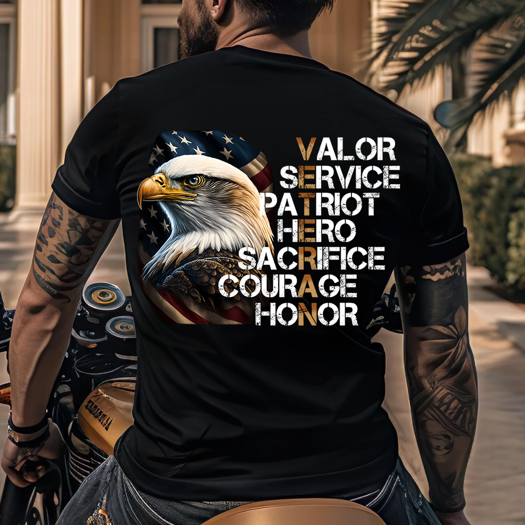 U.S Veteran Shirt - Eagle Proud Veteran Design - Perfect Gift For Veteran Day
