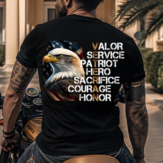 U.S Veteran Shirt - Eagle Proud Veteran Design - Perfect Gift For Veteran Day