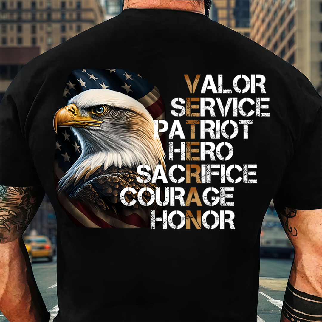 U.S Veteran Shirt - Eagle Proud Veteran Design - Perfect Gift For Veteran Day