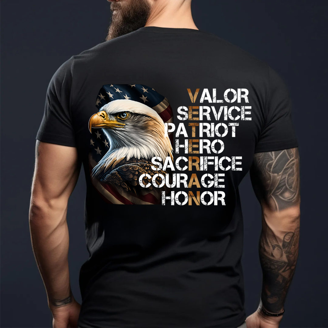 U.S Veteran Shirt - Eagle Proud Veteran Design - Perfect Gift For Veteran Day
