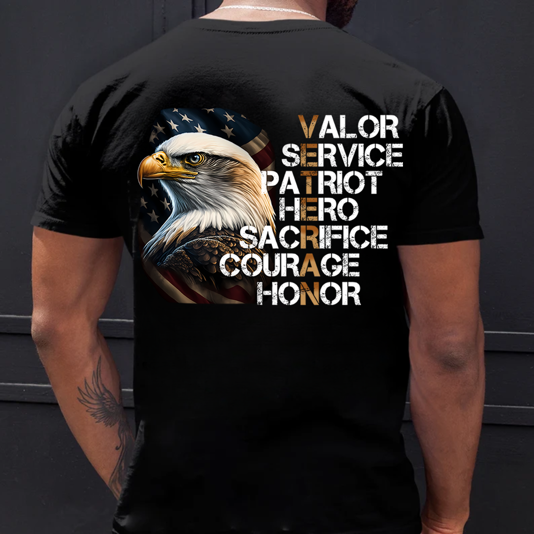U.S Veteran Shirt - Eagle Proud Veteran Design - Perfect Gift For Veteran Day