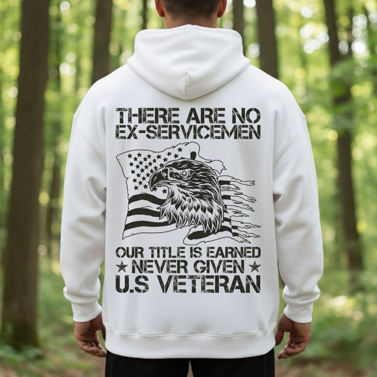 Veteran Pride T-Shirt, Sweatshirt, Hoodie – Earned Never Given Military Graphic Tee