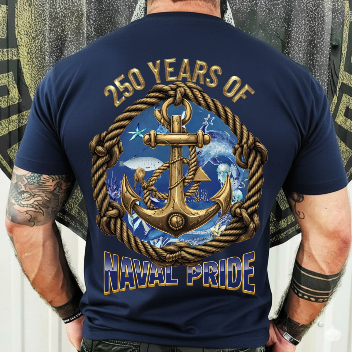 Naval Pride Veteran T-Shirt, Sweatshirt, Hoodie – 250 Years of Service and Honor – Gift for Veteran's Day