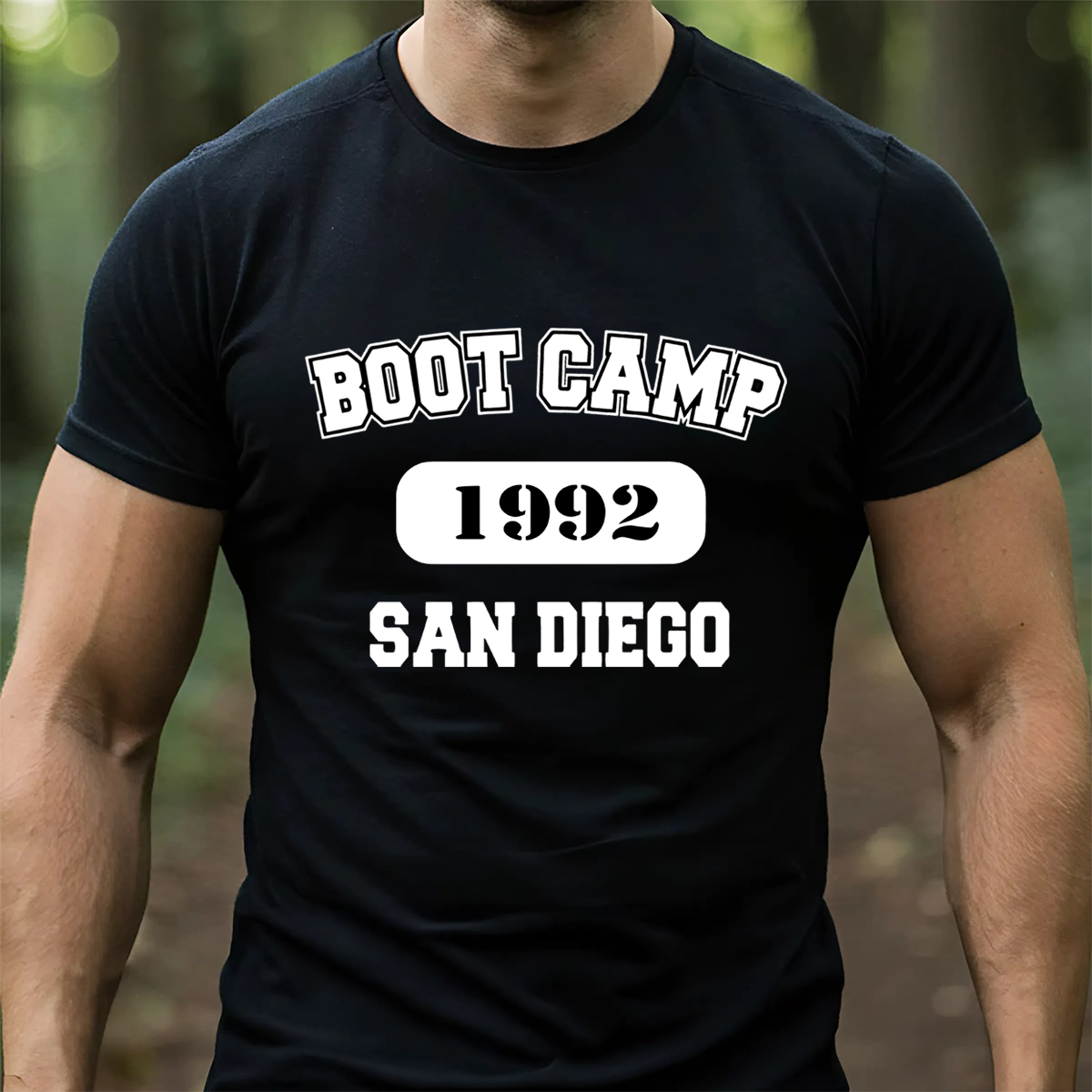 Boot Camp 1992 San Diego Military Training T-Shirt, Sweatshirt, Hoodie, Veteran Pride Tee, Military Gift for Men, Husband, Dad, Grandpa