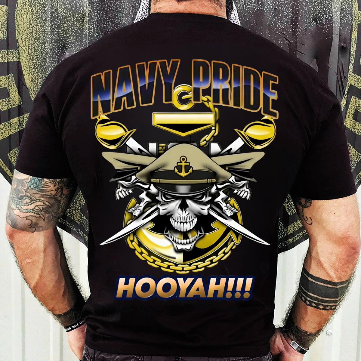 Navy Veteran Shirt – Navy Pride Hooyah – Sailor Spirit Apparel