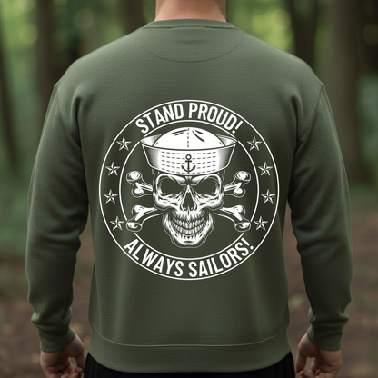 Stand Proud Sailors Shirt – Sailor Skull Design – Sailor Pride Tee