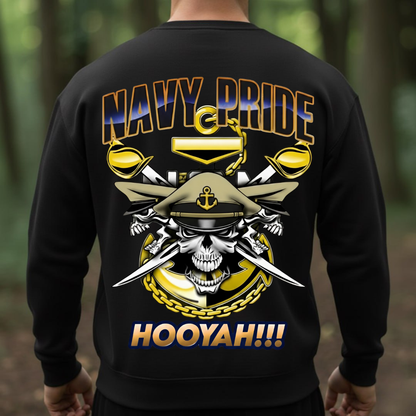 Navy Veteran Shirt – Navy Pride Hooyah – Sailor Spirit Apparel