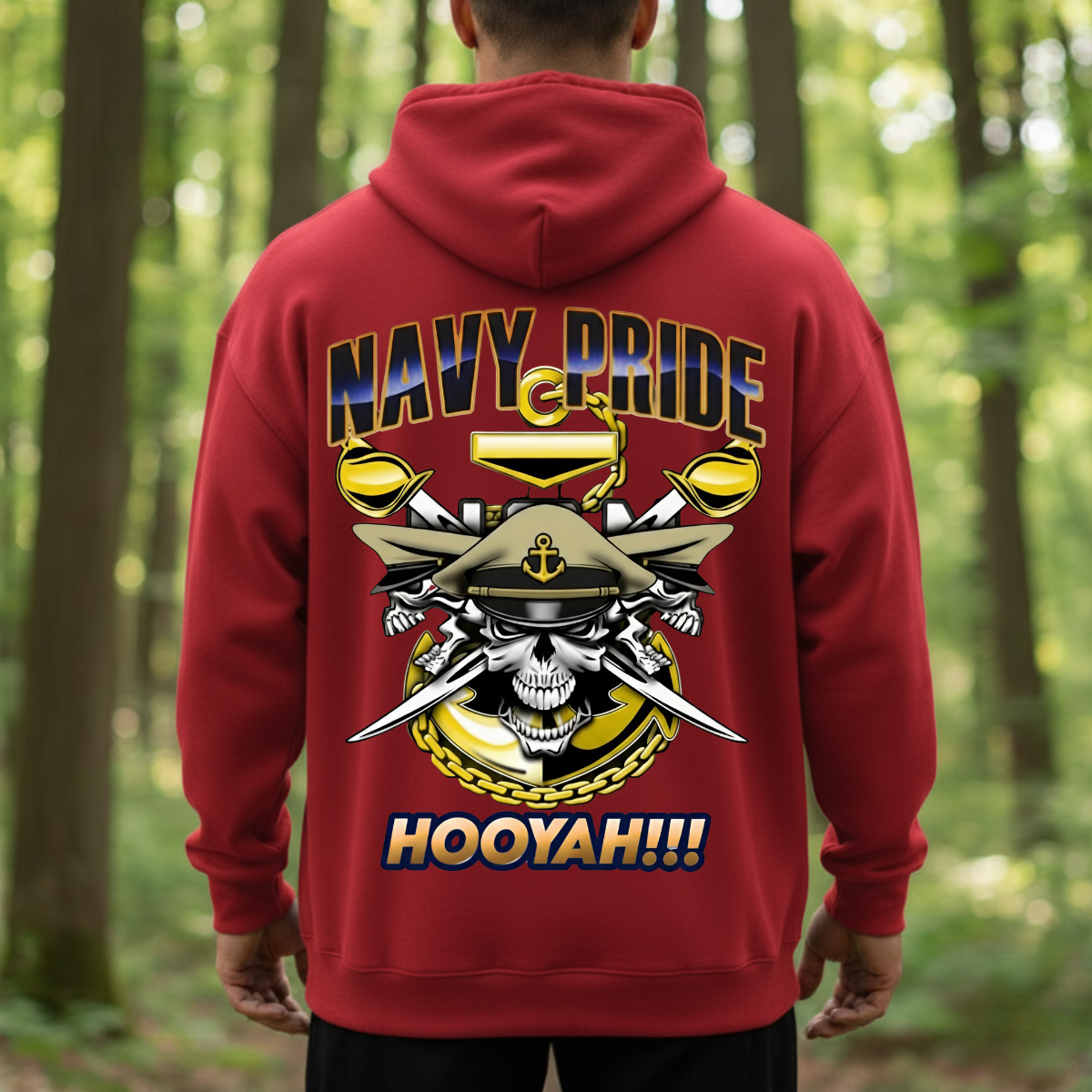 Navy Veteran Shirt – Navy Pride Hooyah – Sailor Spirit Apparel