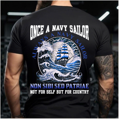 Once A Navy Sailor Always A Navy Sailor – US Navy Veteran T-Shirt – Gift for Sailors