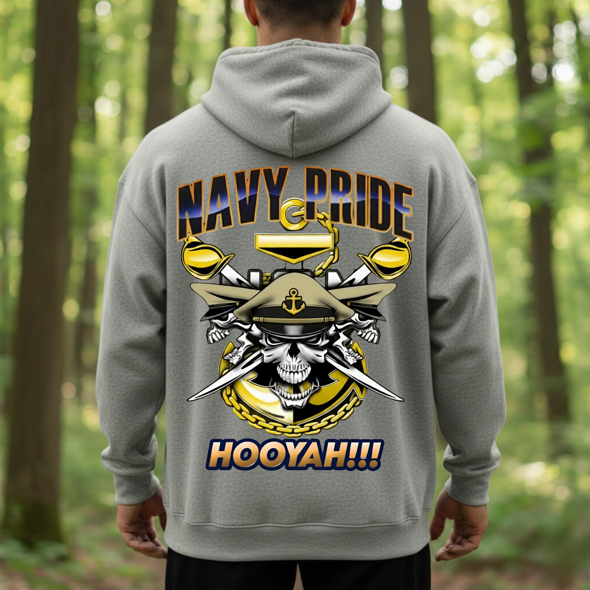Navy Veteran Shirt – Navy Pride Hooyah – Sailor Spirit Apparel