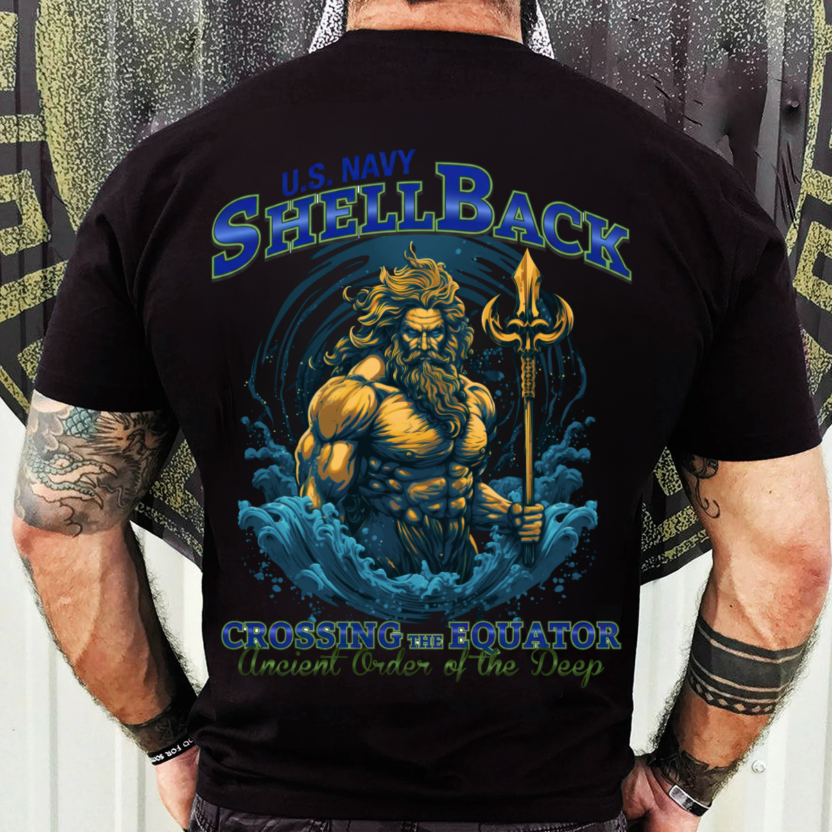 Navy Shellback Veteran Shirt – Crossing The Equator – Ocean Warrior Spirit