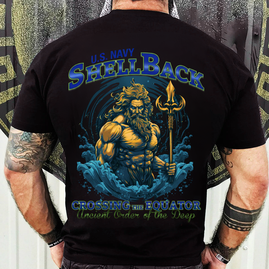 Navy Shellback Veteran Shirt – Crossing The Equator – Ocean Warrior Spirit