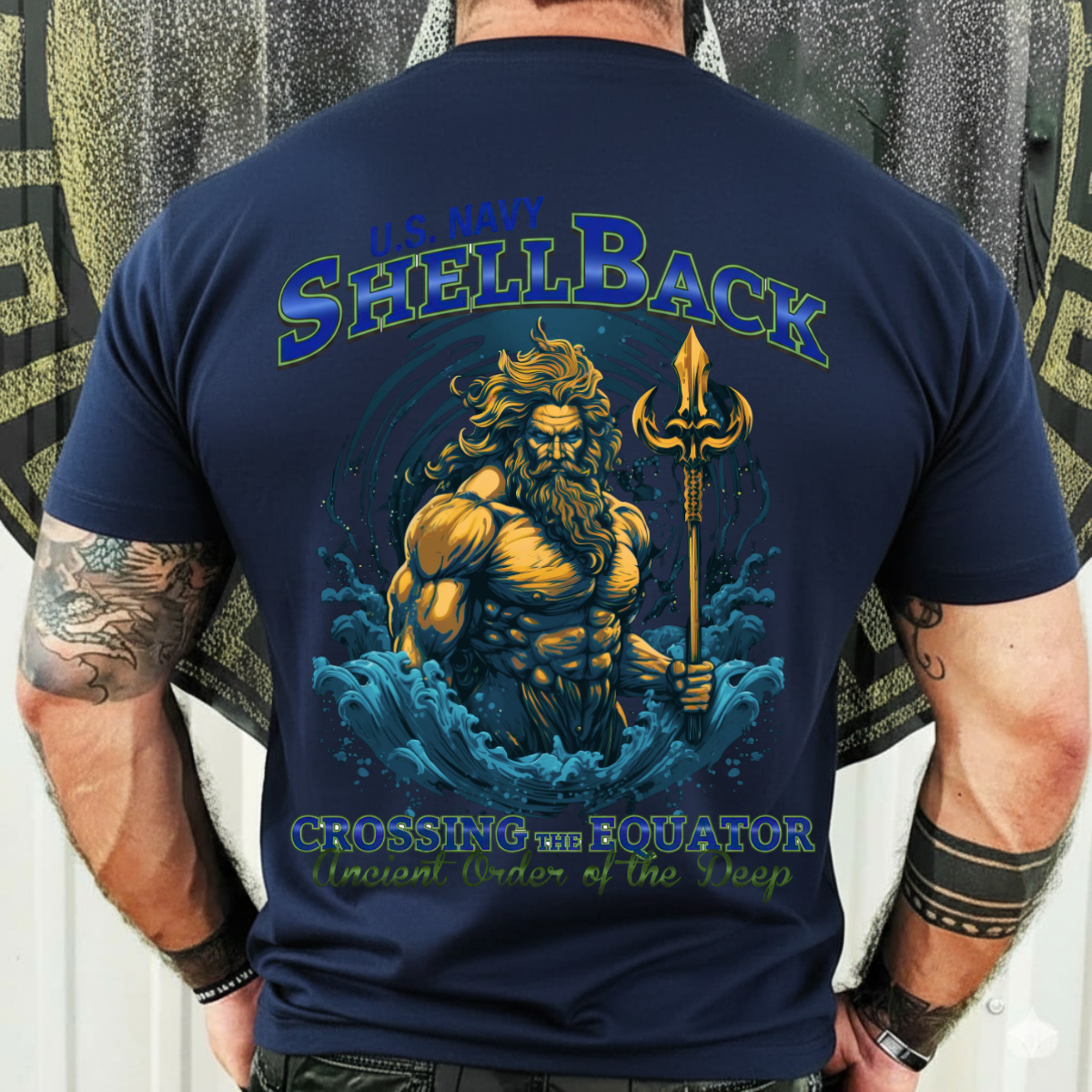 Navy Shellback Veteran Shirt – Crossing The Equator – Ocean Warrior Spirit