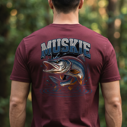 "Muskie" T-Shirt – Fishing Angler Outdoor Gift for Fishermen