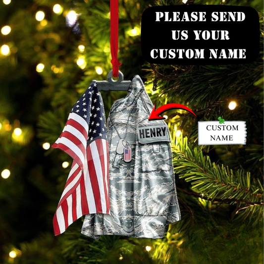 2025 New Release U.S Airforce/Navy/Army Hanging Ornament, Military Car Ornament Gift, Military Xmas Gift