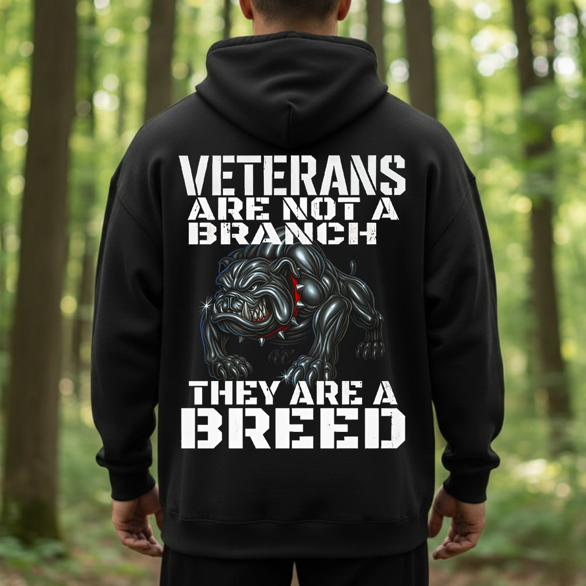 Veteran Shirt, Sweatshirt, Hoodie – They Are A Breed Not A Branch, Proud Military Veteran Gift for Men