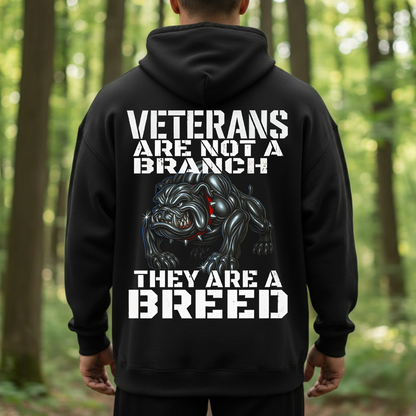Veteran Shirt, Sweatshirt, Hoodie – They Are A Breed Not A Branch, Proud Military Veteran Gift for Men