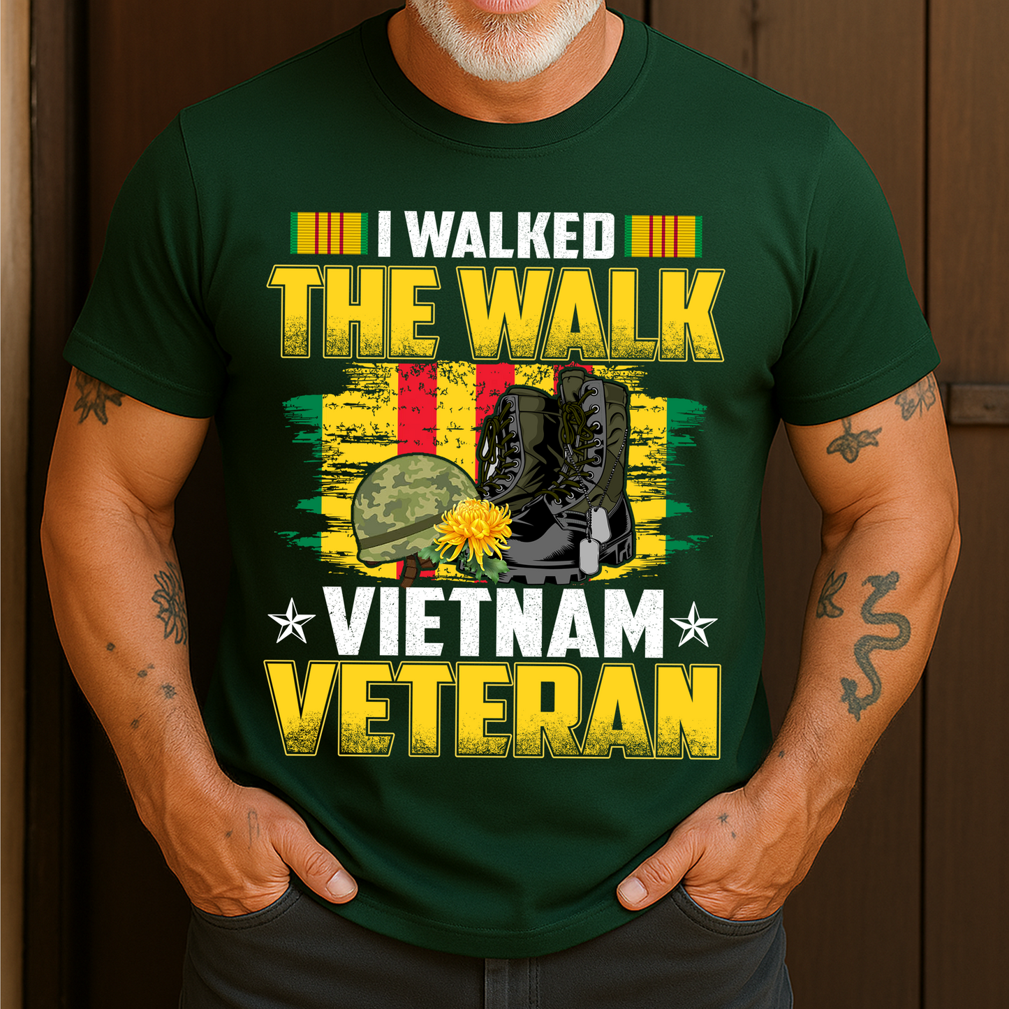 I Walked The Walk Vietnam Veteran T-Shirt