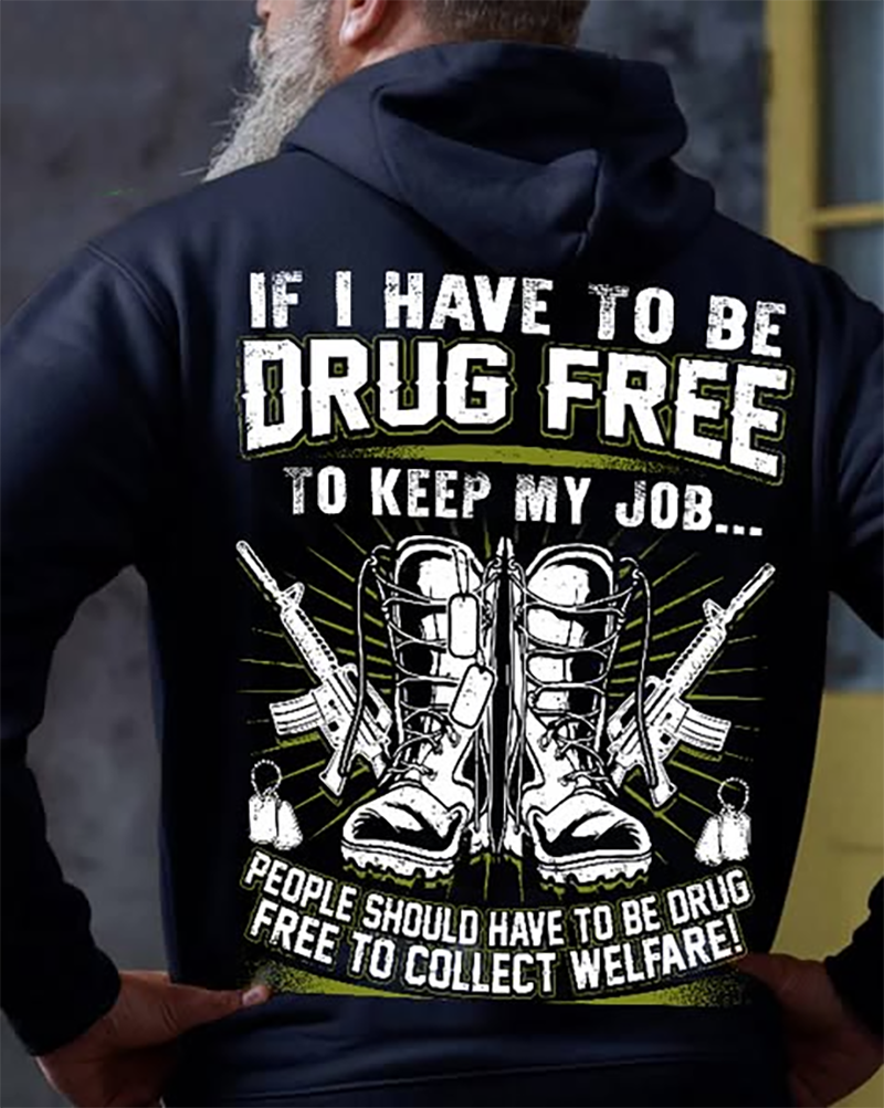 Drug Free Proud  Stand for What is Right Veteran