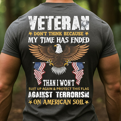 Veteran Eagle Shirt, Sweatshirt, Hoodie – Patriotic American Flag T-Shirt for Men, Proud Veteran Gift