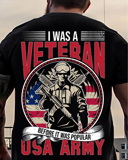 Proud Veteran Statement Tee – Honoring Service Before the Hype