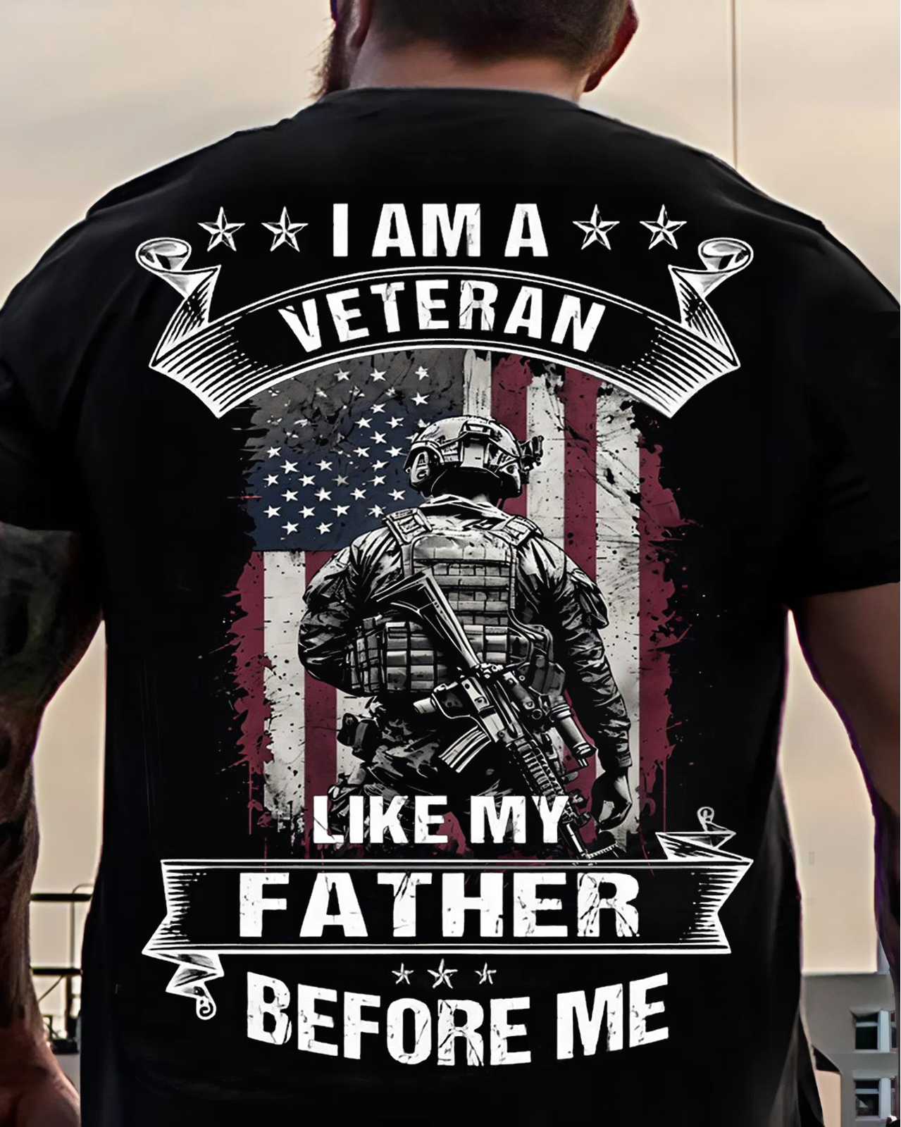 Like My Father Before Me Veteran T-Shirt – A Legacy of Service, Veteran T-shirts as gifts