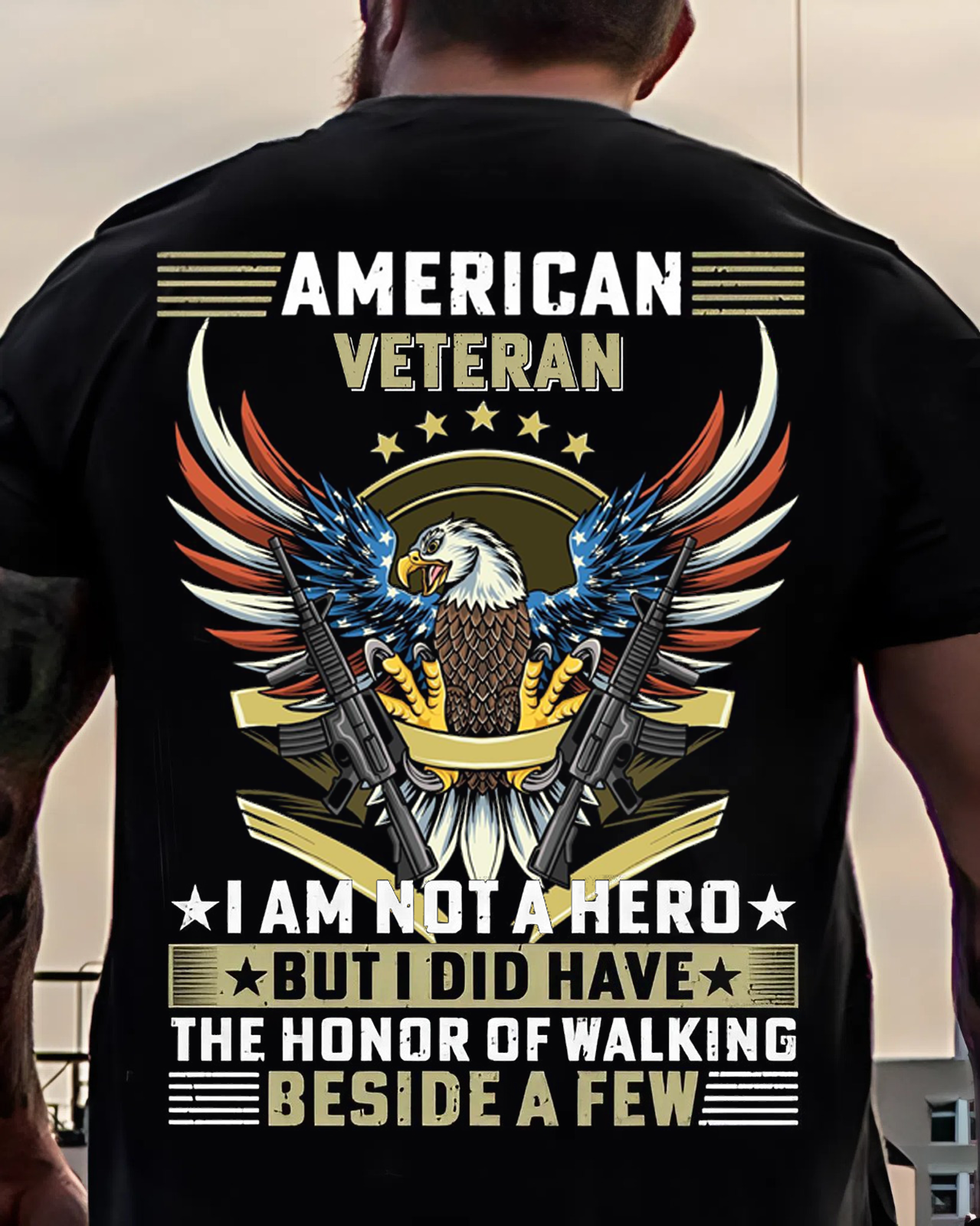 American Veteran Not a Hero, But Honored to Walk Beside Them