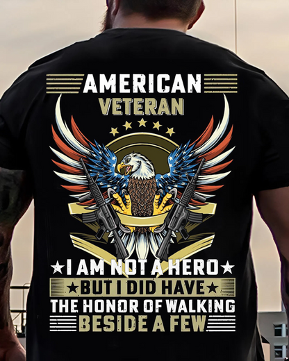 American Veteran Not a Hero, But Honored to Walk Beside Them