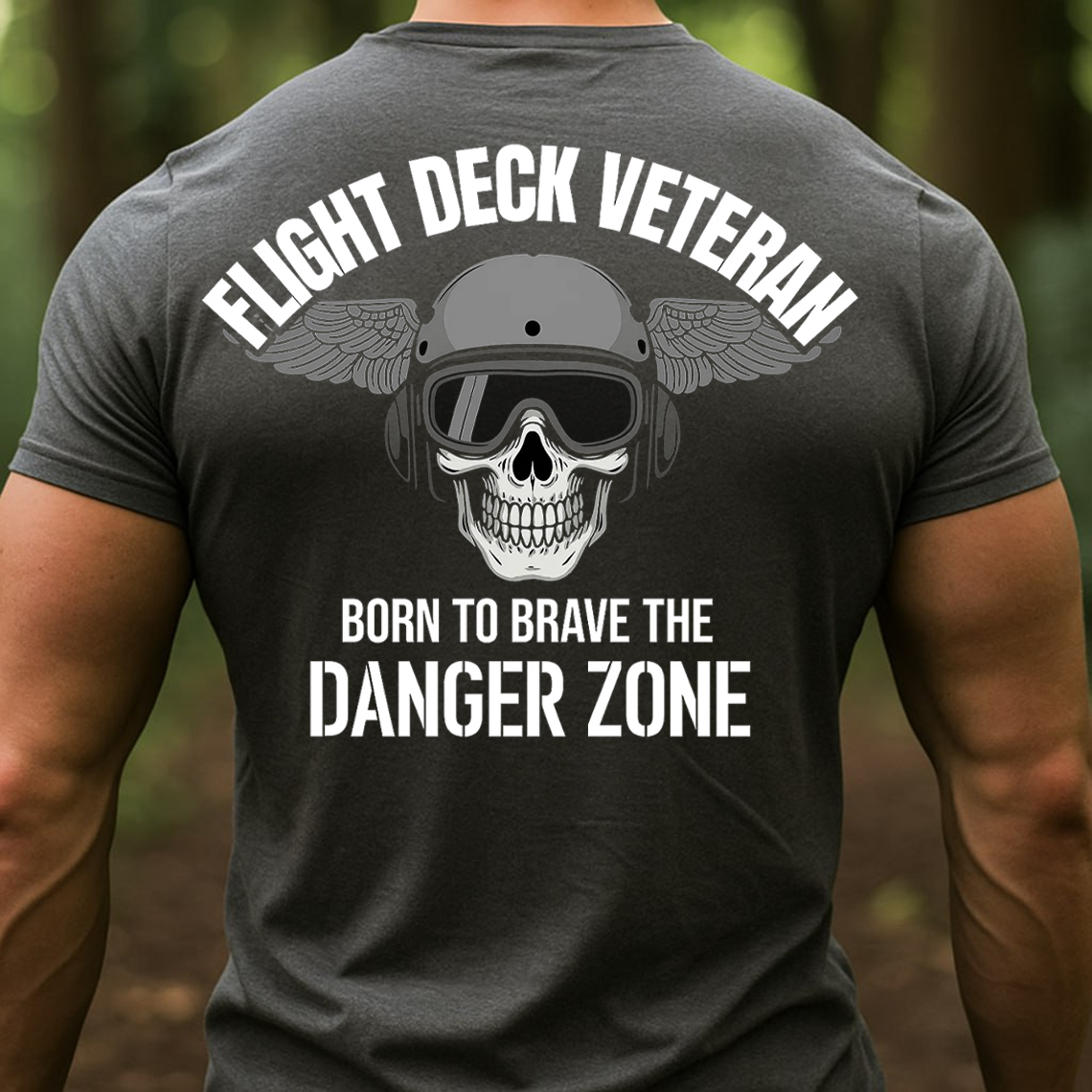 Flight Deck Veteran Shirt, Sweatshirt, Hoodie – Born to Brave the Danger Zone Navy Veteran Tee