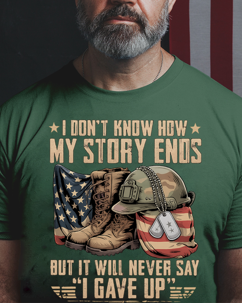 Never Gave Up – Veteran Spirit Tee